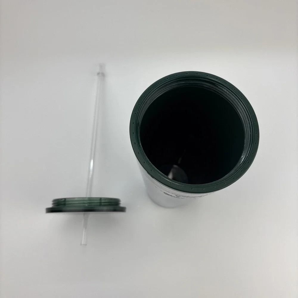 Starbucks Holiday '22‎ Enchanted Forest 24 oz Tumbler With Straw